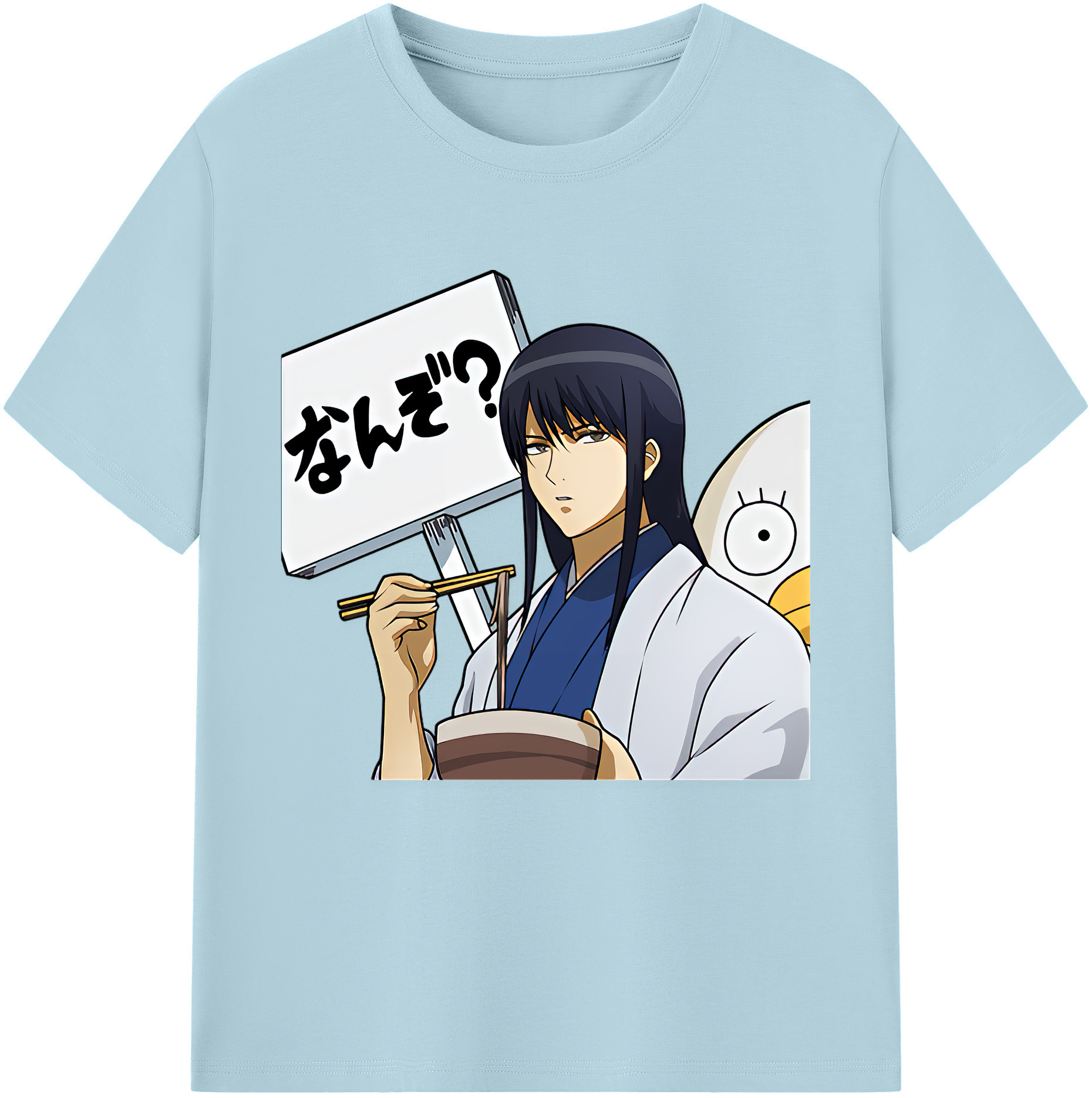 （画像用） ぎんたま 坂田銀時（さかたぎんとき） 神楽 志村新八（しむら しんぱち） GINTAMA Sakata Gintoki Kagura Shimura Shinpachi 綿100％半袖Tシャツ（フロントプリント）